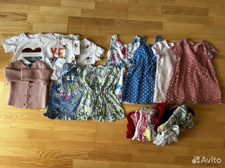 Вещи пакетом на девочку 92 98