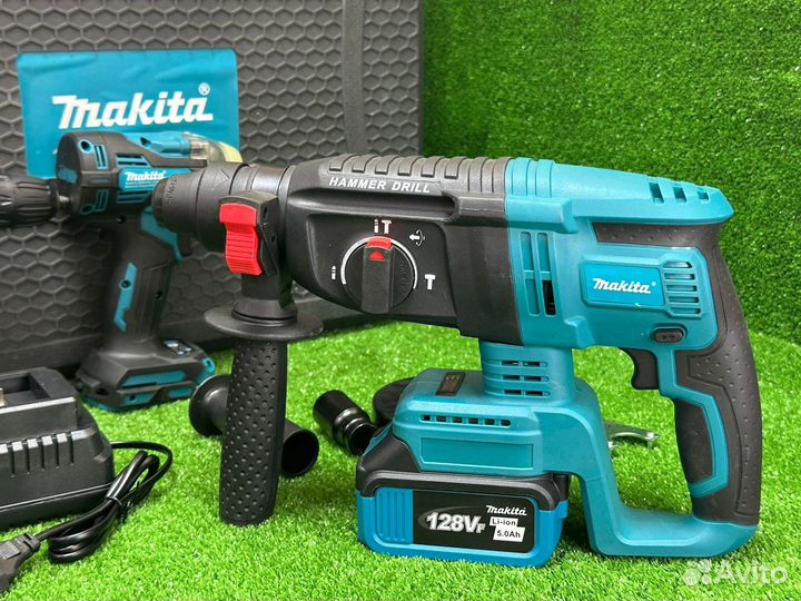 Набор аккумуляторного инструмента makita 4в1