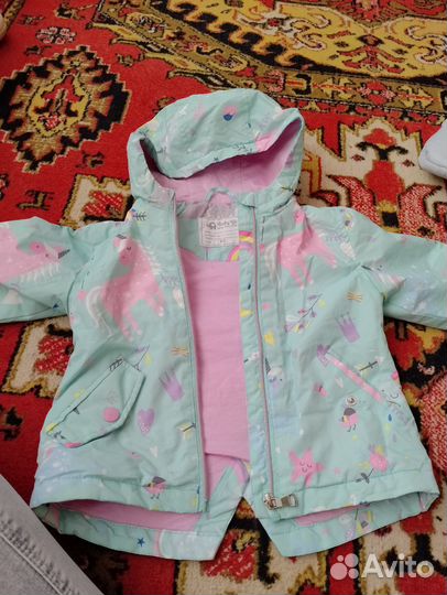 Ветровка для девочки 80