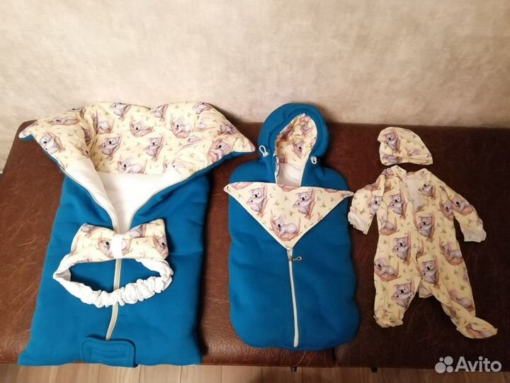 Комплект на выписку и на прогулку новорожденного