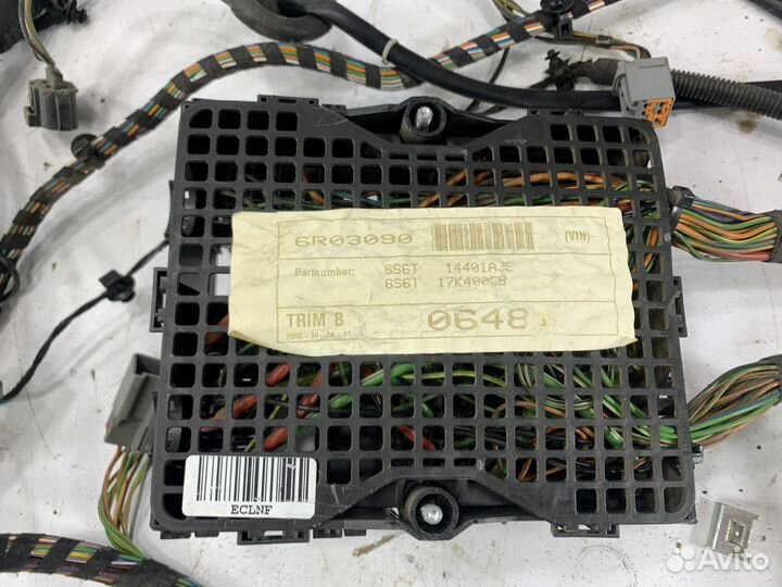 Ford fiesta mk5 1.6 ркпп проводка салонная