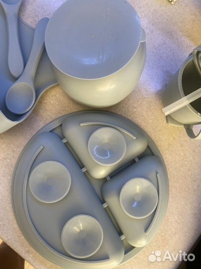 Детская посуда для кормления силиконовая