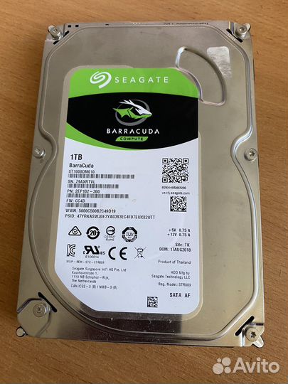 Жесткий диск 1 тб