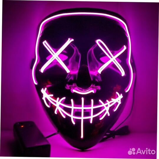 Неоновая маска Судная ночь