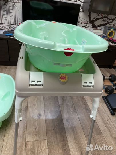 Детская ванночка с подставкой Okbaby
