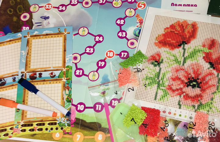 Алмазная мозаика и игры