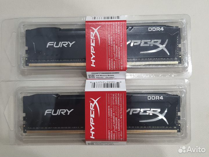 DDR4, 1*8 GB, 3200 мгц. (HX432C16FB3/8)