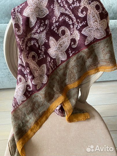 Шаль Палантин Платок Шерсть