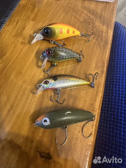 Набор воблеров, блесен, резина микроджиг
