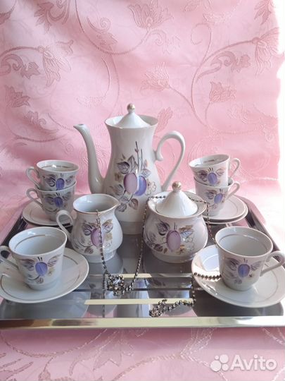 Раритетный кофейный сервиз 