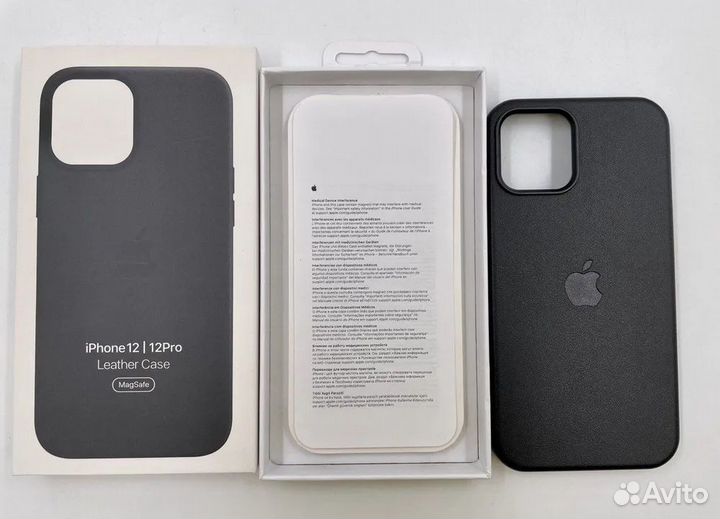 Чехол c MagSafe для iPhone 12 кожаный