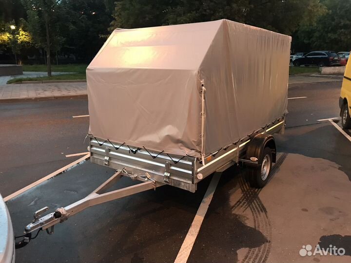 Автоприцеп длиной 3м. С тентом скос