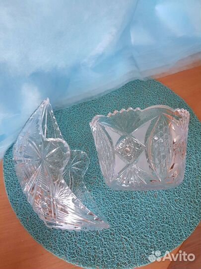 Блюдо хрусталь