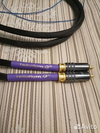 Фонокабель Tellurium Q Black II Phono RSA 1 m