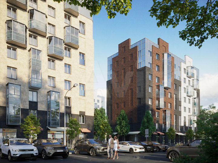 2-к. квартира, 49,1 м², 7/9 эт.