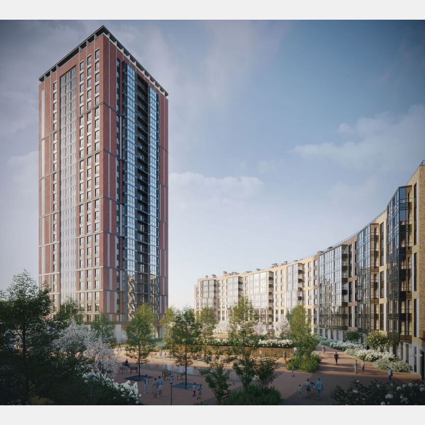 1-к. квартира, 41,4 м², 18/25 эт.