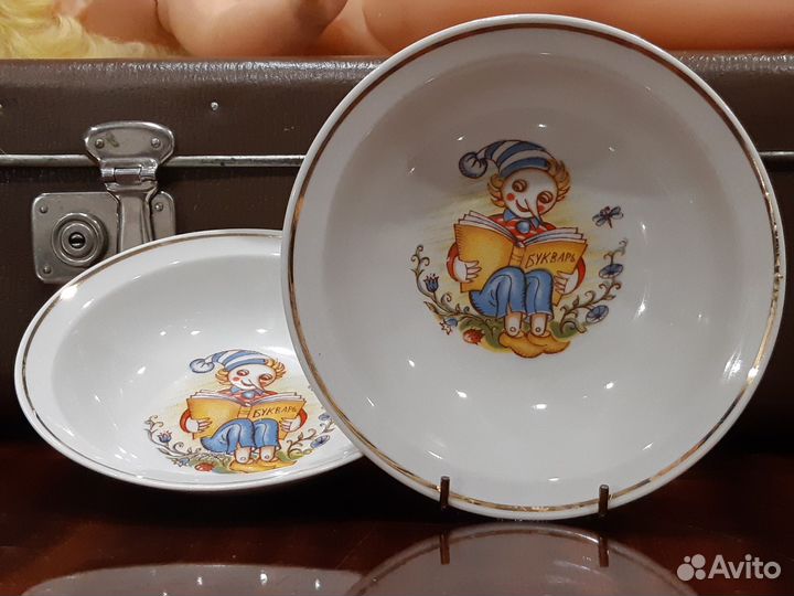 Детские тарелки СССР Буратино