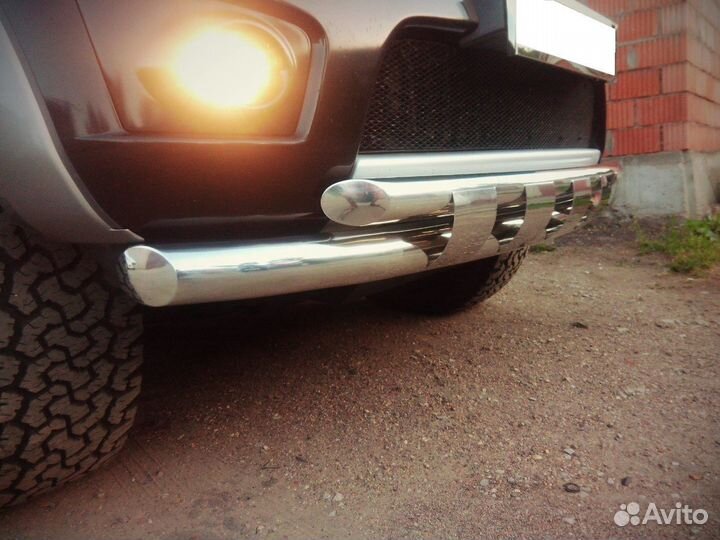 Передняя защита 60/53 с декором Mitsubishi L200