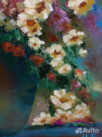 Картина маслом на холсте натюрморт 30х40см