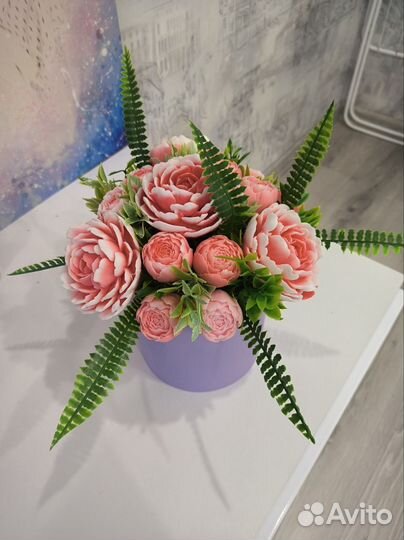 Букет из мыла