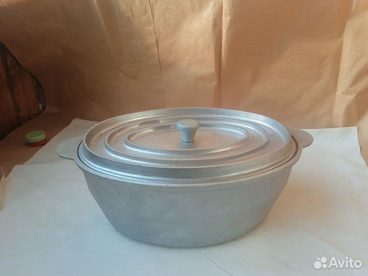 Казан-утятница алюминиевый СССР