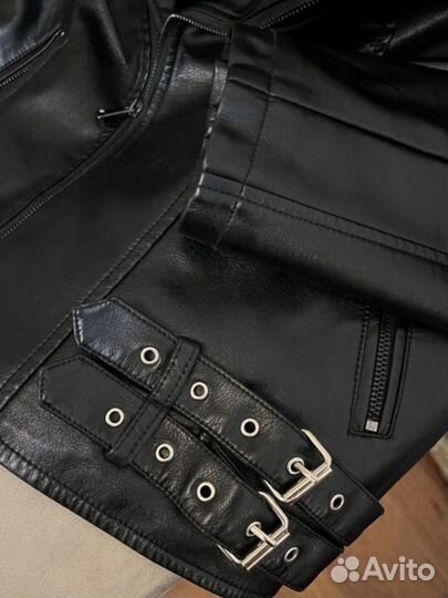 Кожаная куртка мужская пилот 52