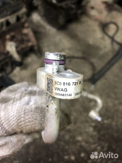 Короткая трубка кондиционера Volkswagen Polo 6