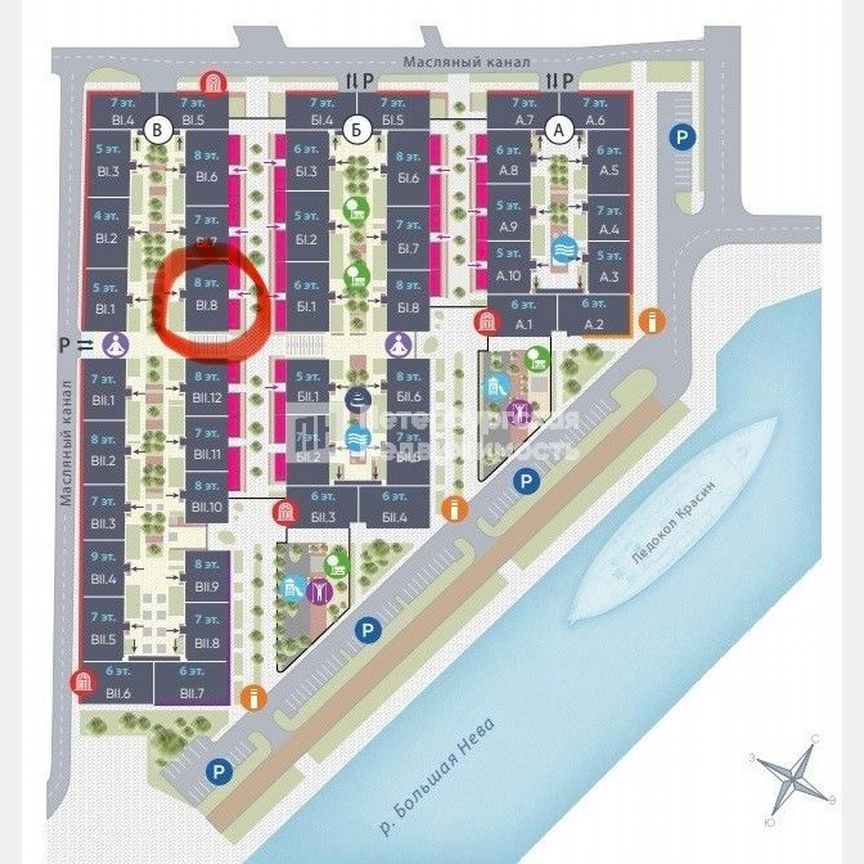 2-к. квартира, 61,9 м², 2/8 эт.