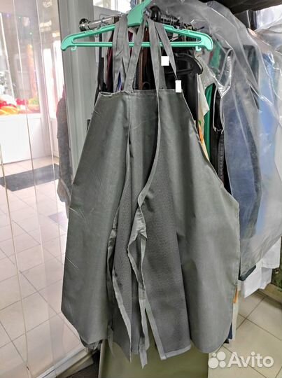 Фартук Рабочий Прорезиненный Серый