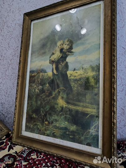 Картина дети бегущие от грозы 1975