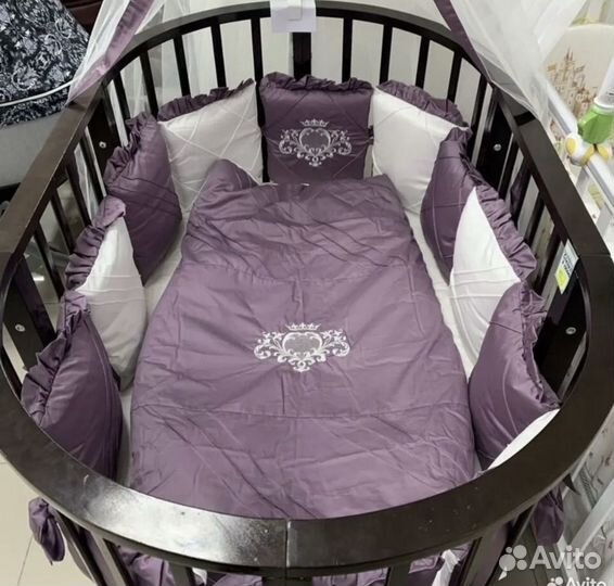 Комплект детского постельного белья в кроватку