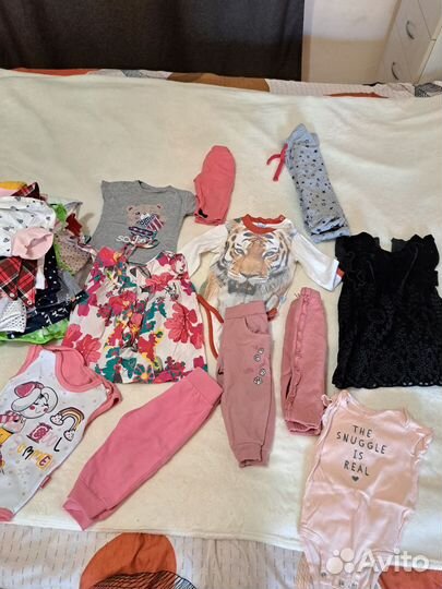 Вещи пакетом на девочку 1 год