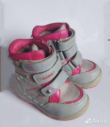 Сапоги для девочки зима 21 размер
