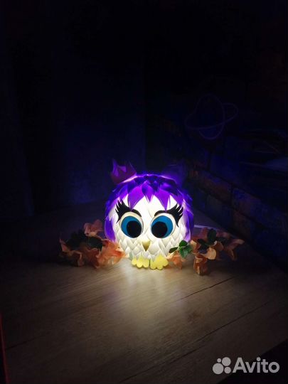 Светильник-ночник, детский, Совушка