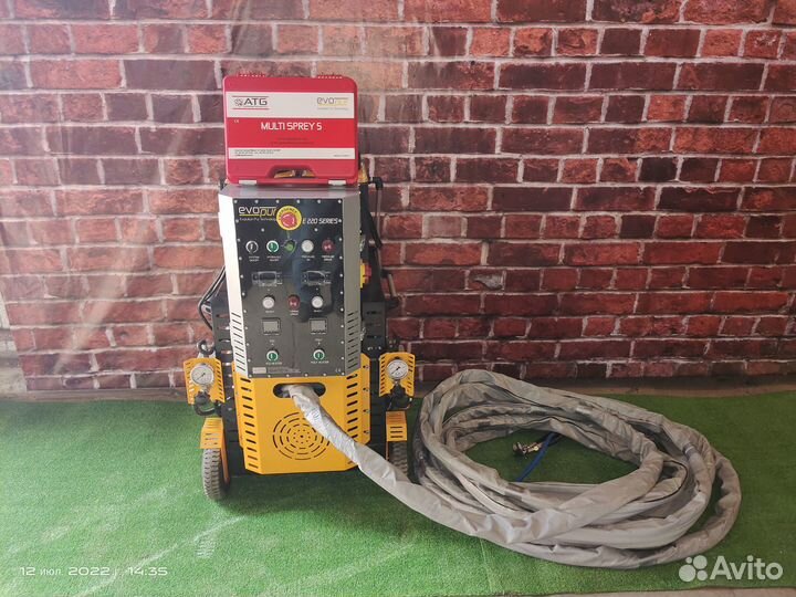 Установка напыления ппу evopur