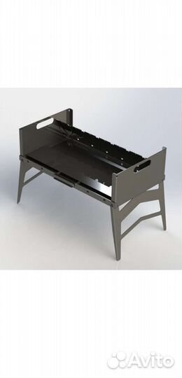 Решетка большая и мангал в чехле