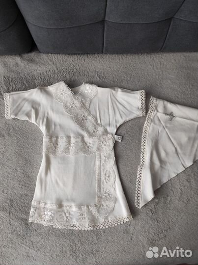 Новый крестильный набор для девочки 68р