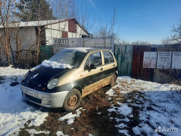 Двигатель дэо матиз литровый заводится