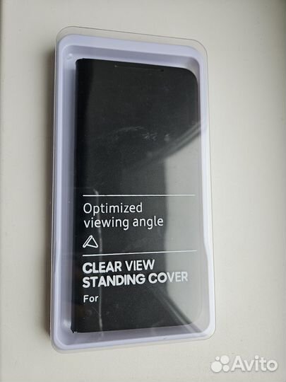 Чехол Samsung SMART Clear View Cover S21 чёрный