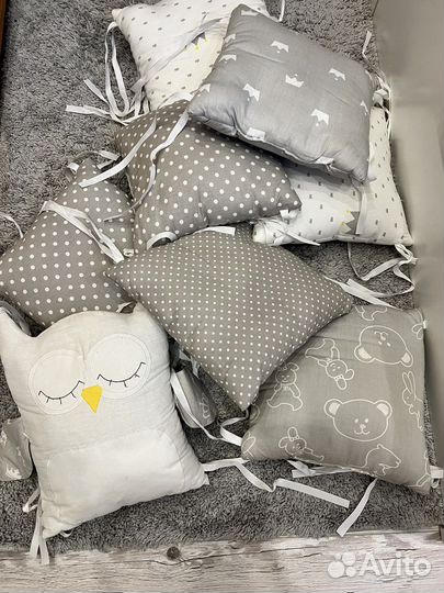 Бортики в кроватку