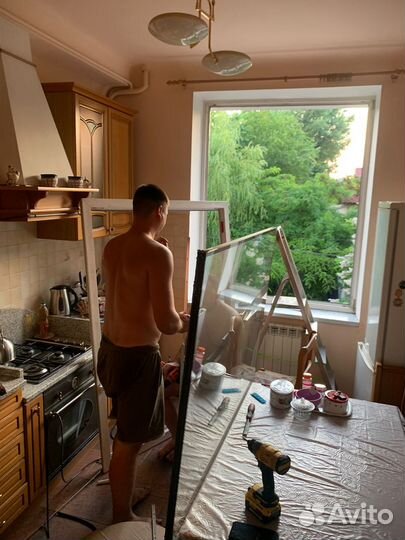 Ремонт пластиковых окон / Регулировка / Фурнитура