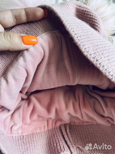 Шапка шлем утеплённая