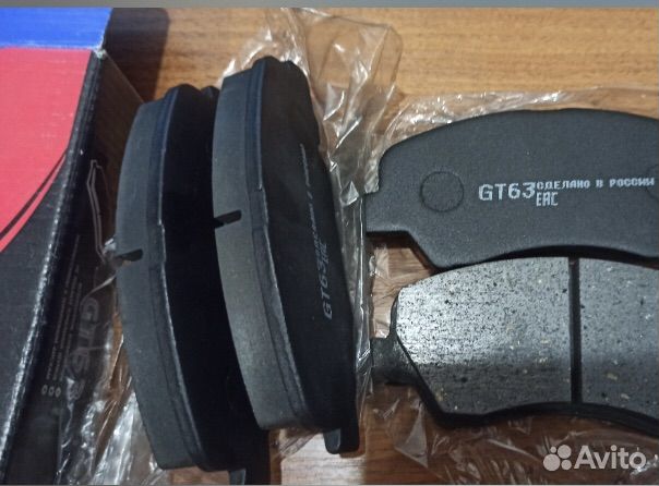 Колодки передние на kia, hyundai