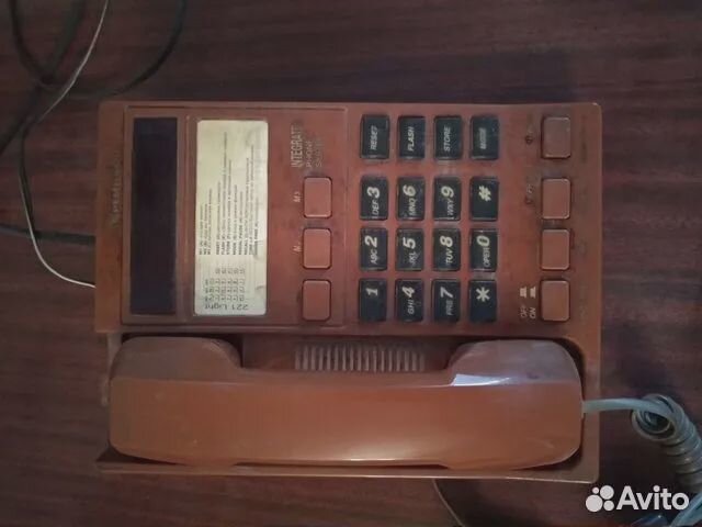 Стационарный телефон с аон