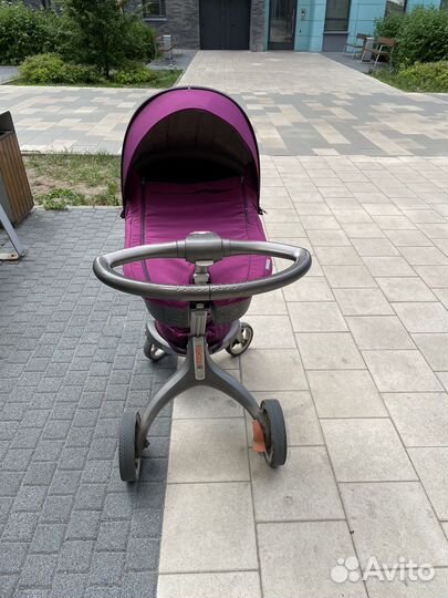 Коляска Stokke xplory v4 люлька+шасси