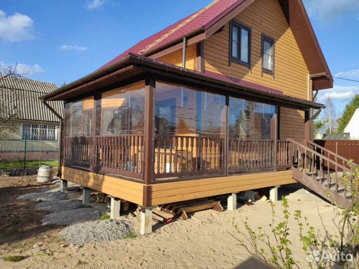 Мягкие окна для беседки