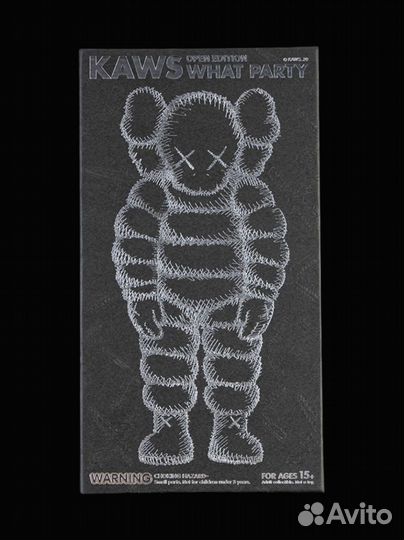 Kaws фигурка Kaws What Party чёрная