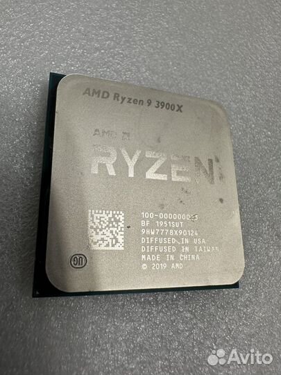 Ryzen 9 3900X неисправный