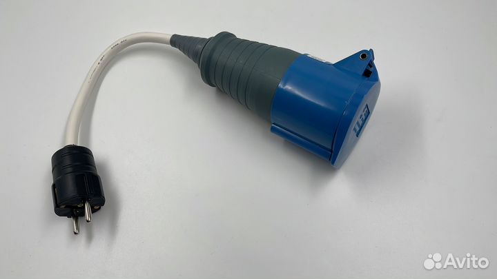 Переходник розетка CEE 32A 1p+N+PE - вилка Schuki