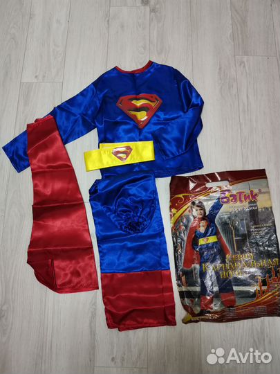 Костюм карнавальный Супермен 116, 5-6 лет